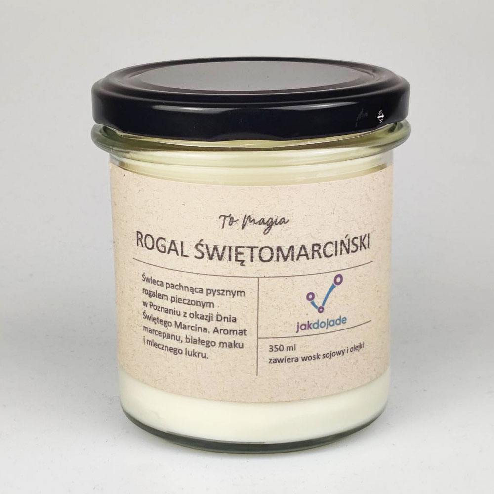 Świeca Sojowa Rogal Świętomarciński