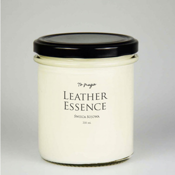 LEATHER ESSENCE świeca sojowa zapachowa 350 ml