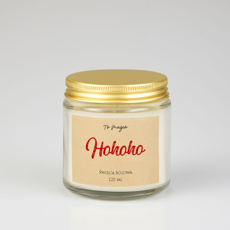HOHOHO świeca sojowa zapachowa 120 ml