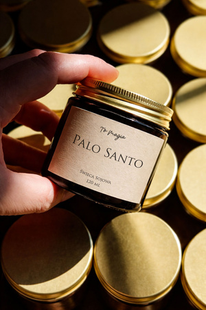 PALO SANTO świeca sojowa zapachowa 120 ml