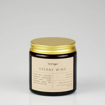 GRZANE WINO świeca sojowa zapachowa 120 ml