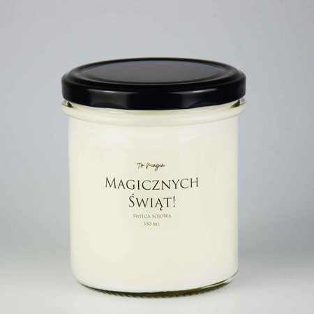 MAGICZNYCH ŚWIĄT świeca sojowa 350 ml, ToMagia
