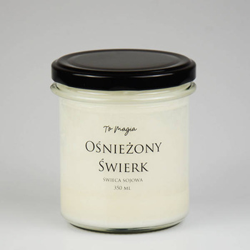 OŚNIEŻONY ŚWIERK świeca sojowa zapachowa 350 ml