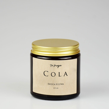 COLA świeca sojowa zapachowa 120 ml