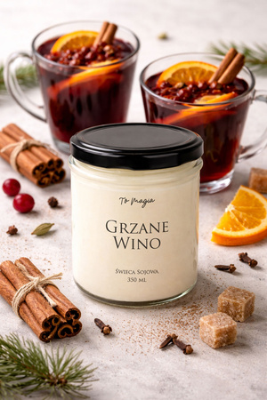 MAGICZNYCH ŚWIĄT świeca sojowa 350 ml, ToMagia