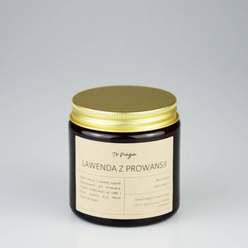 LAWENDA Z PROWANSJI świeca sojowa lawendowa 120 ml