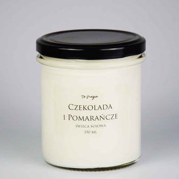 CZEKOLADA I POMARAŃCZE świeca sojowa 350 ml, ToMagia