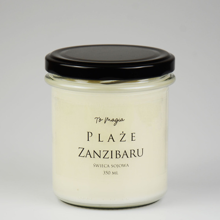 PLAŻE ZANZIBARU świeca sojowa zapachowa 350 ml