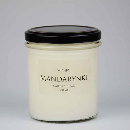 MANDARYNKI świeca sojowa zapachowa 350 ml