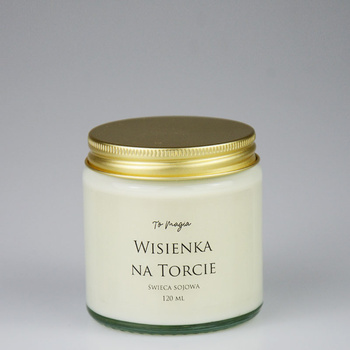 WISIENKA NA TORCIE świeca sojowa zapachowa 120 ml