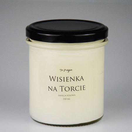 WISIENKA NA TORCIE świeca sojowa zapachowa 350 ml