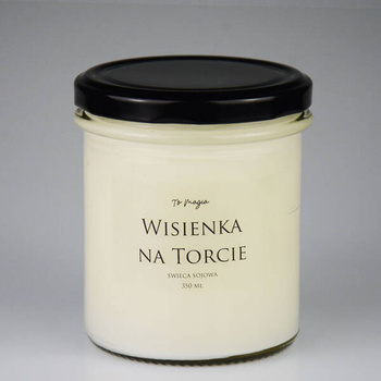 WISIENKA NA TORCIE świeca sojowa zapachowa 350 ml