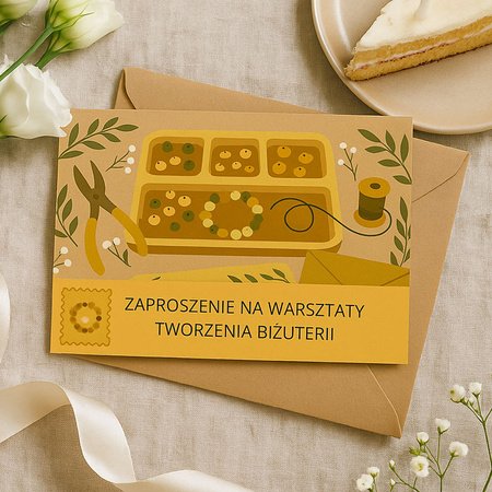 Warsztaty Biżuterii - komplet BRANSOLETKA + PIERŚCIONEK - voucher elektroniczny