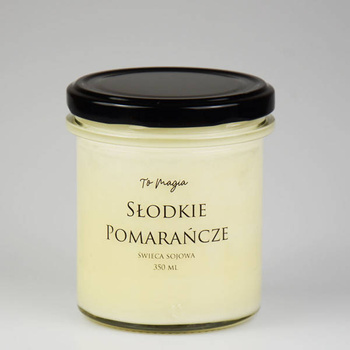 SŁODKIE POMARAŃCZE świeca sojowa zapachowa 350 ml