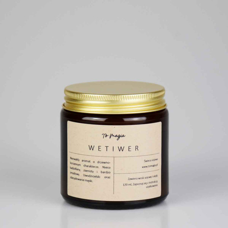 WETIWER świeca sojowa zapachowa 120 ml