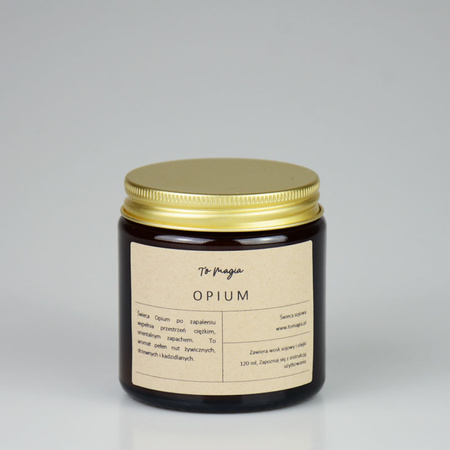 OPIUM świeca sojowa zapachowa 120 ml