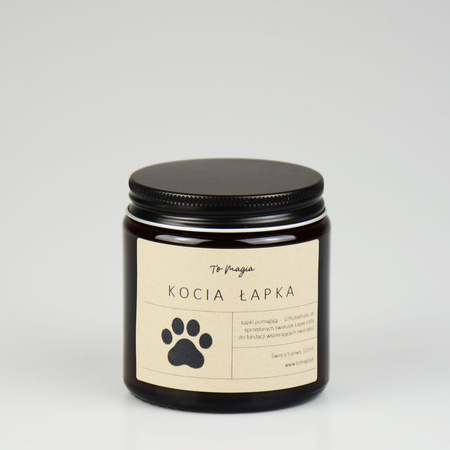 KOCIA ŁAPKA świeca sojowa zapachowa 120 ml