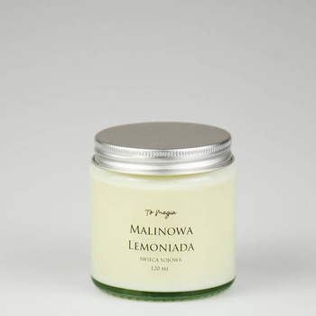 MALINOWA LEMONIADA świeca sojowa zapachowa 120 ml