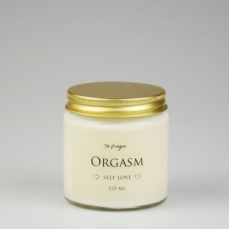ORGASM self love NOWY ZAPACH! świeca sojowa zapachowa 120 ml