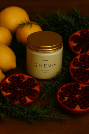 GIN DAISY świeca sojowa zapachowa 120 ml