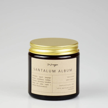 SANTALUM ALBUM świeca sojowa zapachowa 120 ml