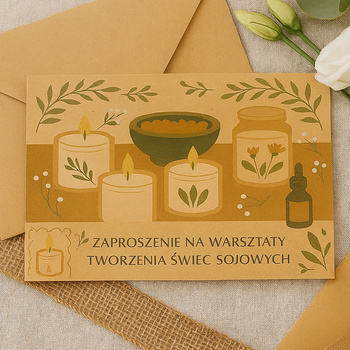 Warsztaty Świec Sojowych Poznań - voucher elektroniczny