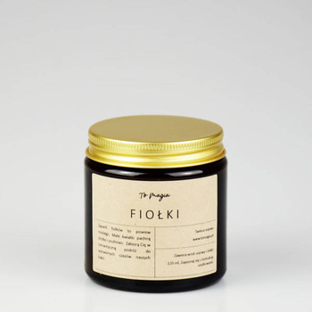 FIOŁKI świeca sojowa zapachowa 120 ml