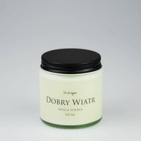 DOBRY WIATR świeca sojowa o zapachu skoszonej trawy 120 ml