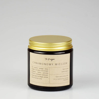 CYNAMONOWY WIECZÓR świeca sojowa zapachowa 120 ml