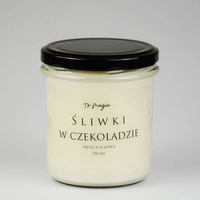  ŚLIWKI W CZEKOLADZIE świeca sojowa zapachowa 350 ml