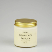 JAŚMINOWA SENCHA świeca sojowa zapachowa 120 ml