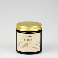 FIOŁKI świeca sojowa zapachowa 120 ml